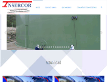 Tablet Screenshot of insercor.com
